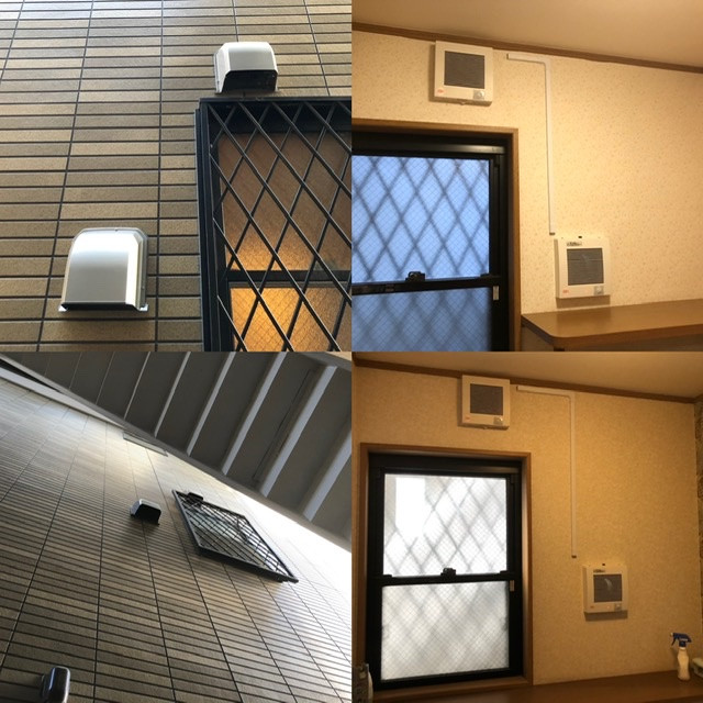 #兵庫県　#尼崎市　#換気扇　#移設工事　#電気工事　#すむーず