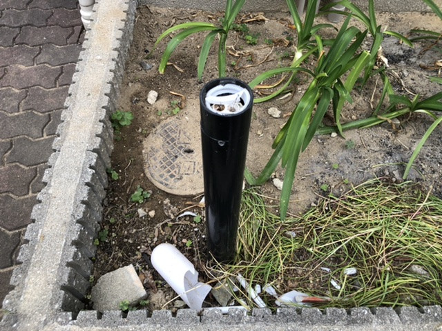 #兵庫県　#尼崎市　#賃貸　#ハイツ　#庭園灯　#交換　#西宮市　#甲子園　#すむーず