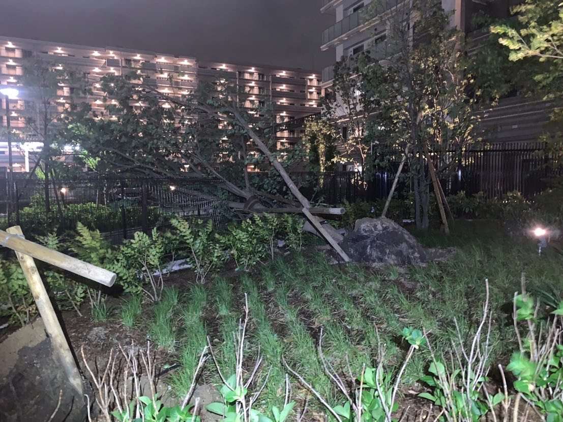#緊急#出動#強風#倒れる#マンション#夜間#兵庫県#神戸市#すむーず#西宮#甲子園